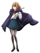 遠い鉤爪のユノ（CV：上田麗奈）。ナガン迷宮都市の学士。大迷宮から突如現れたゴーレムに襲われ、親友のリュセルスを失ったことをきっかけに“強者”への復讐を誓った。ソウジロウに救われ、彼とともに黄都を目指す。(c)2023 珪素/KADOKAWA/異修羅製作委員会