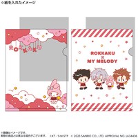 「新テニスの王子様×サンリオキャラクターズ-SERVICE PLAY！- A6クリアファイル2枚セット」