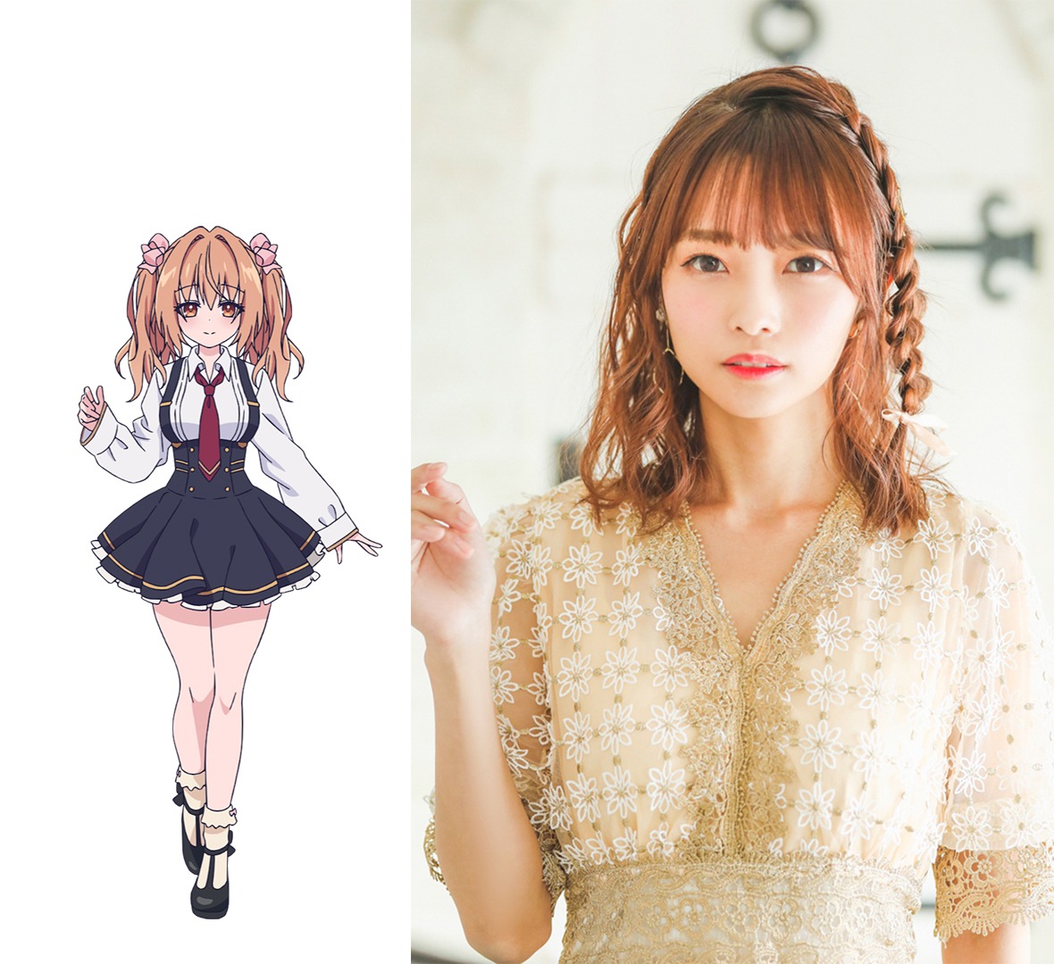 左から秋月乃愛、立花理香。