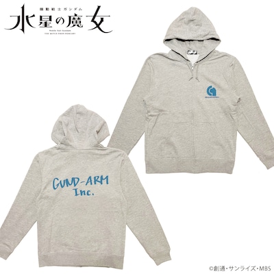 「機動戦士ガンダム 水星の魔女 株式会社ガンダム ジップパーカー」