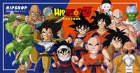 TVアニメ「ドラゴンボールZ」とアンダーウェアブランド「HIPSHOP」のコラボアイテムのビジュアル。
