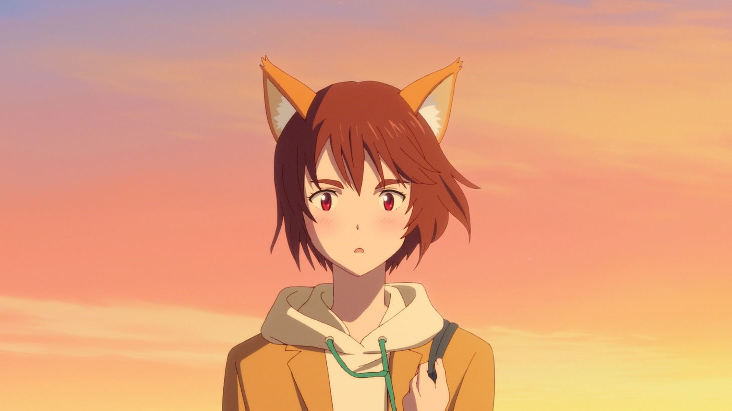 「日清のどん兵衛」の新アニメーションCM「正直すぎる尻尾 篇」より。