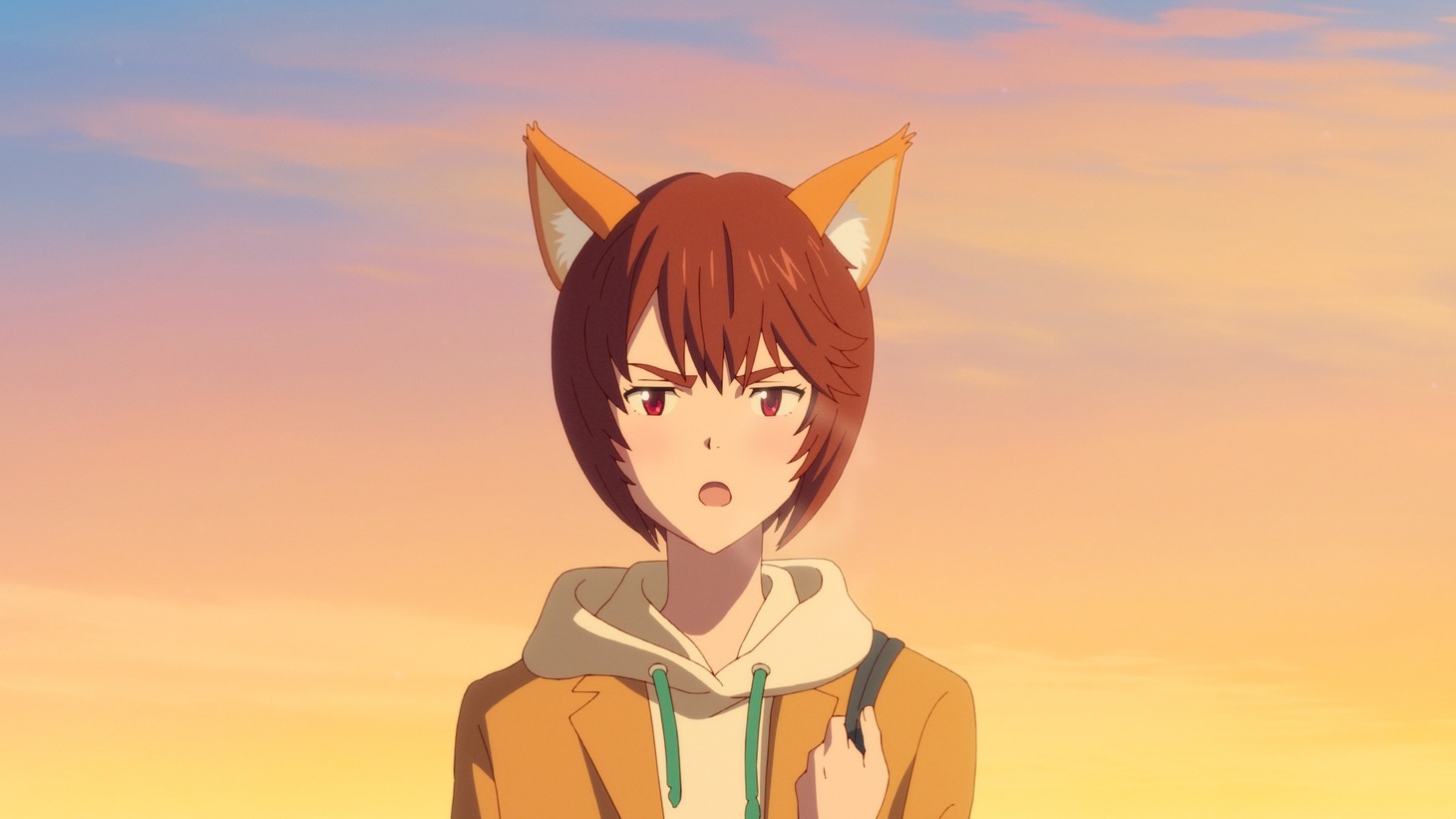 「日清のどん兵衛」の新アニメーションCM「正直すぎる尻尾 篇」より。