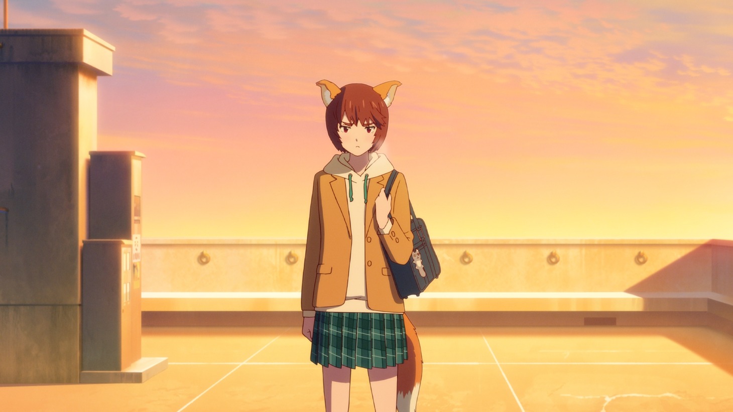 「日清のどん兵衛」の新アニメーションCM「正直すぎる尻尾 篇」より。