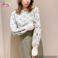 「美少女戦士セーラームーン×dazzlin（ダズリン）マークポイントニットトップス」