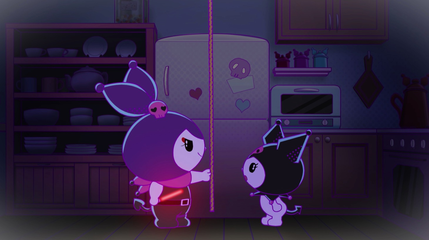ショートアニメ「KUROMI’S PRETTY JOURNEY」より。