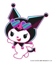 クロミ。乱暴者に見えるけれど、実はとっても乙女チック!? 黒いずきんとピンクのどくろがチャー ムポイント。趣味は日記をつけること。らっきょうが好き。