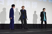 アニメ映画「BLUE GIANT」の初日舞台挨拶より。