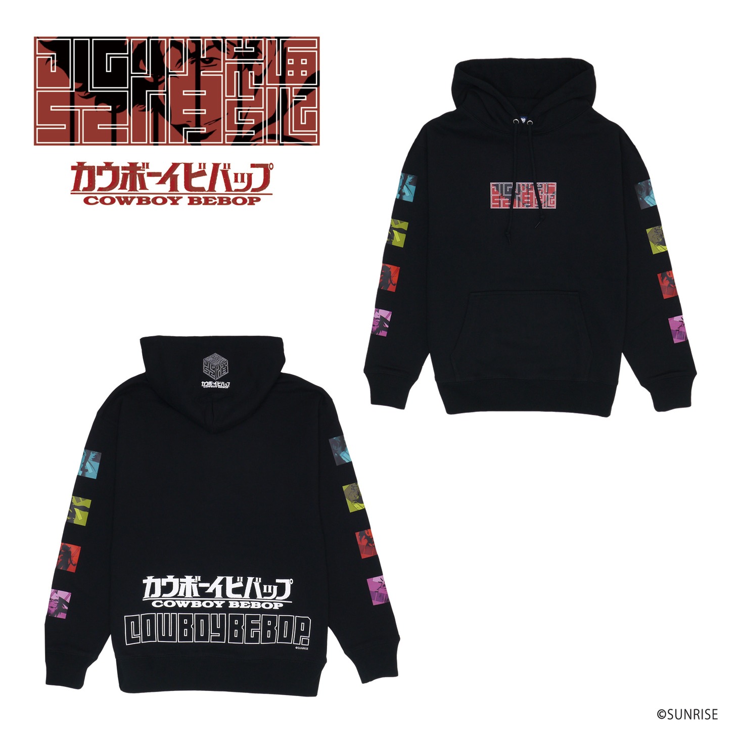 「COWBOY BEBOP × HiKESHi SPiRiT HOODIE」
