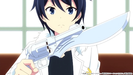 TVアニメ「異世界はスマートフォンとともに。2」第2弾PVより。