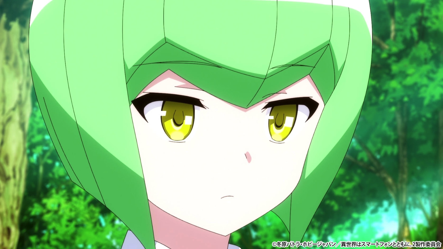 TVアニメ「異世界はスマートフォンとともに。2」第2弾PVより。