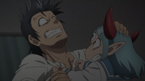 TVアニメ「Lv1魔王とワンルーム勇者」PVより。 (c)toufu・芳文社/Lv1魔王とワンルーム勇者製作委員会