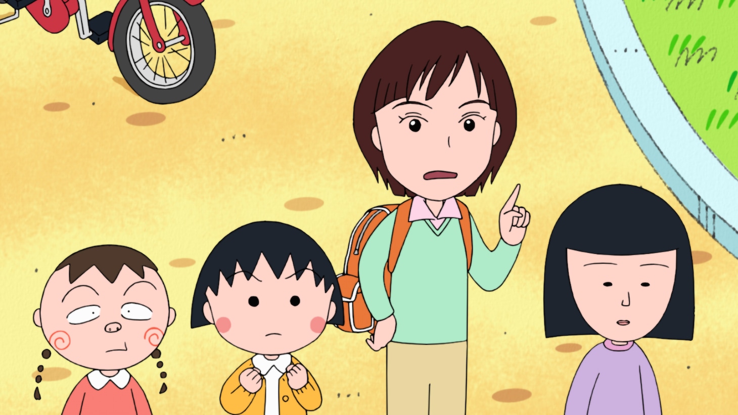 「『まる子、春風のようなお姉さんに出会う』の巻」場面カット