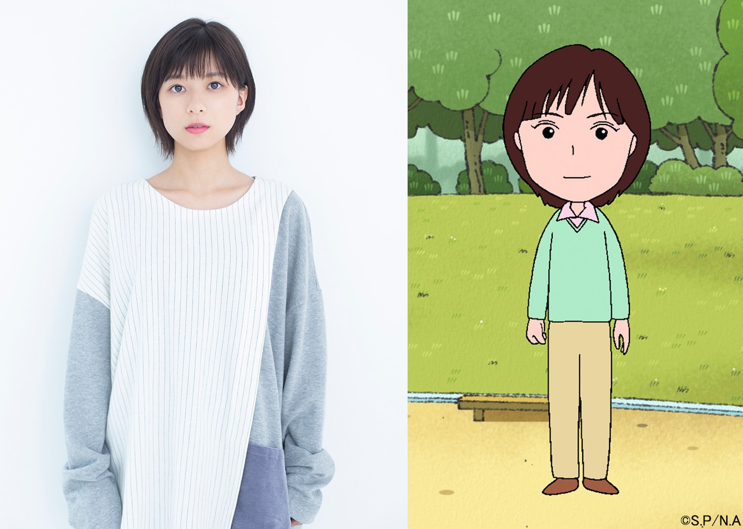 左から芳根京子、芳根が演じる春香。