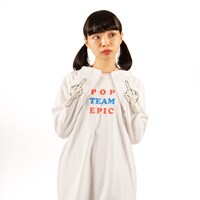 「『ポプテピピック』ロングスリーブTシャツ」