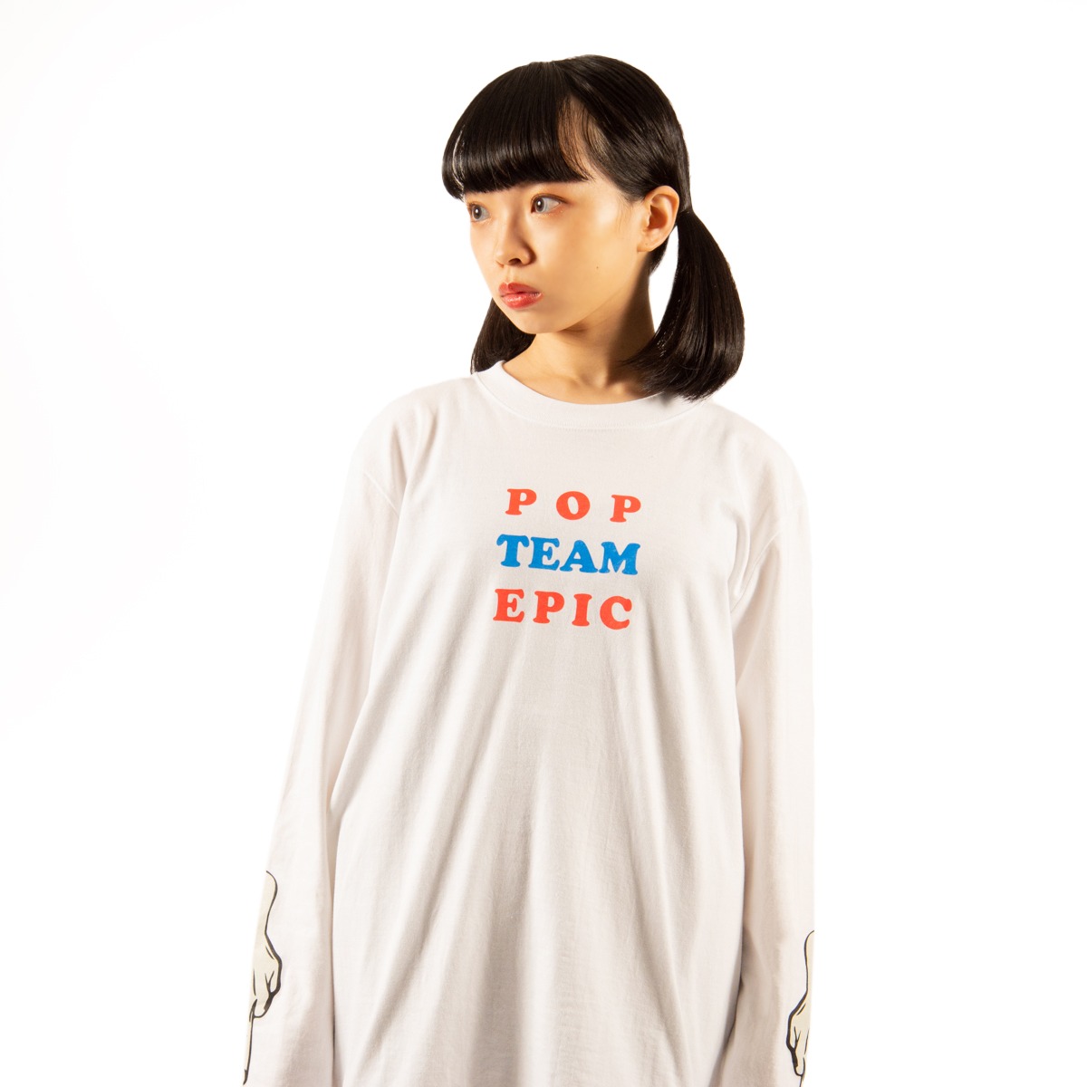 「『ポプテピピック』ロングスリーブTシャツ」