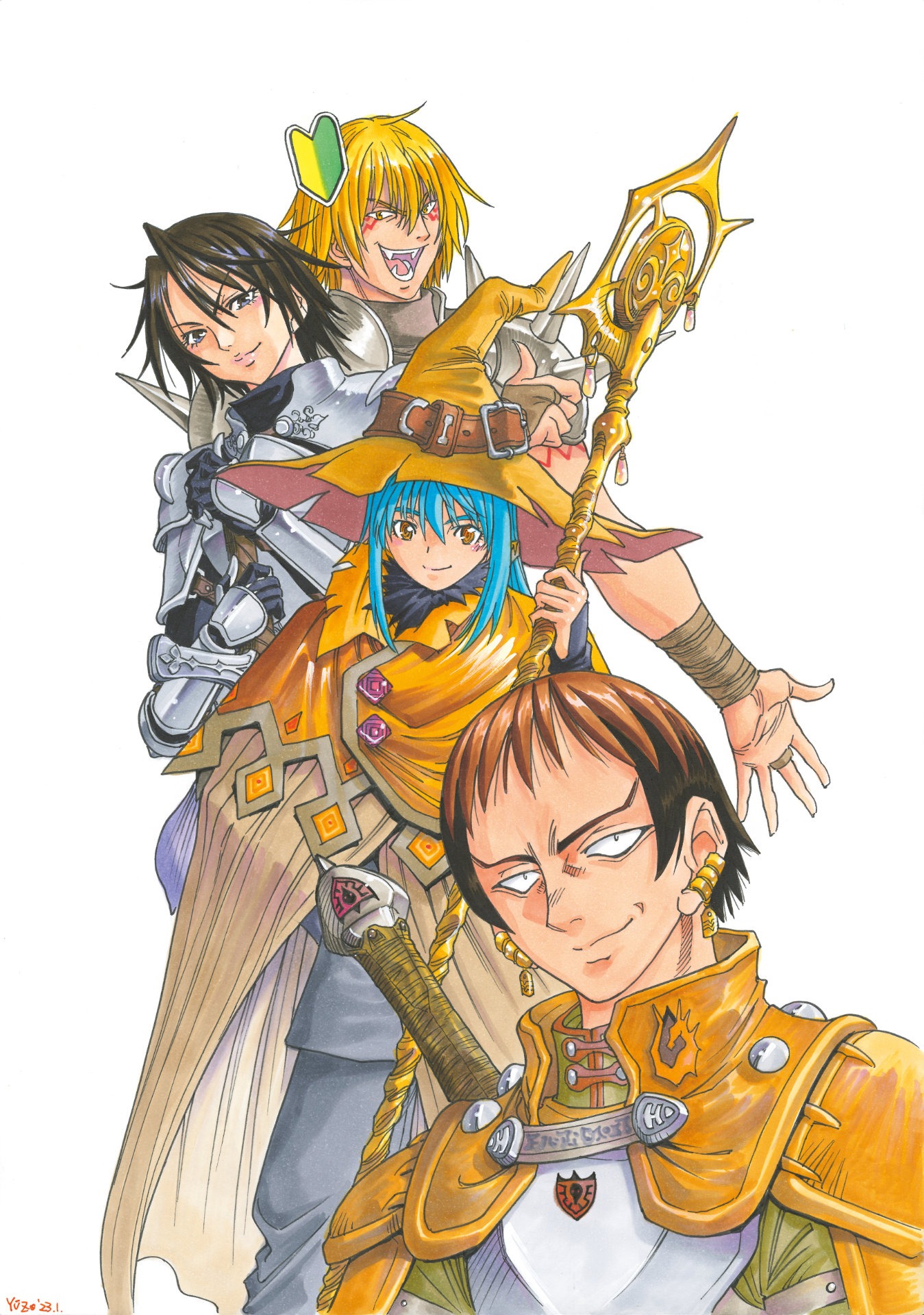 高田裕三によるイラスト。(c)高田裕三・伏瀬／講談社