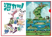 返礼品に用意された、クリアファイルのイメージ画像。