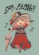 遠藤達哉の「初ミュージカル化お祝いイラスト」。