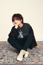 「HS04 Daifuku Socks」を着用する堀江瞬。