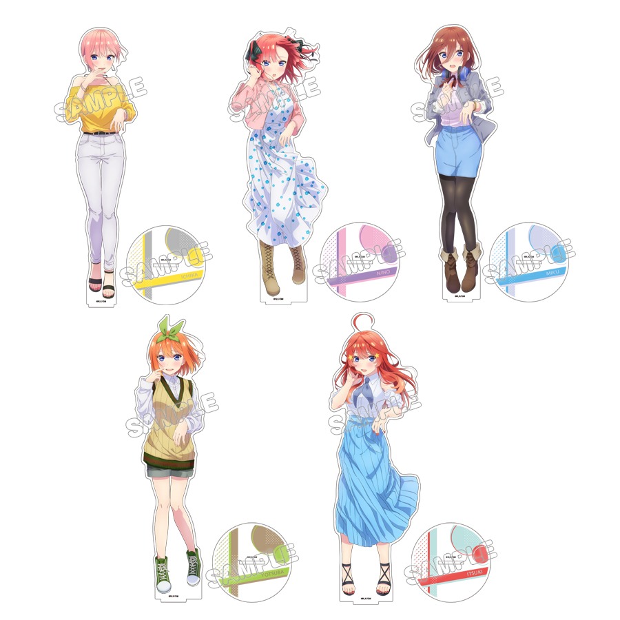 「映画 五等分の花嫁／描き下ろしアクリルフィギュアL（私服）」