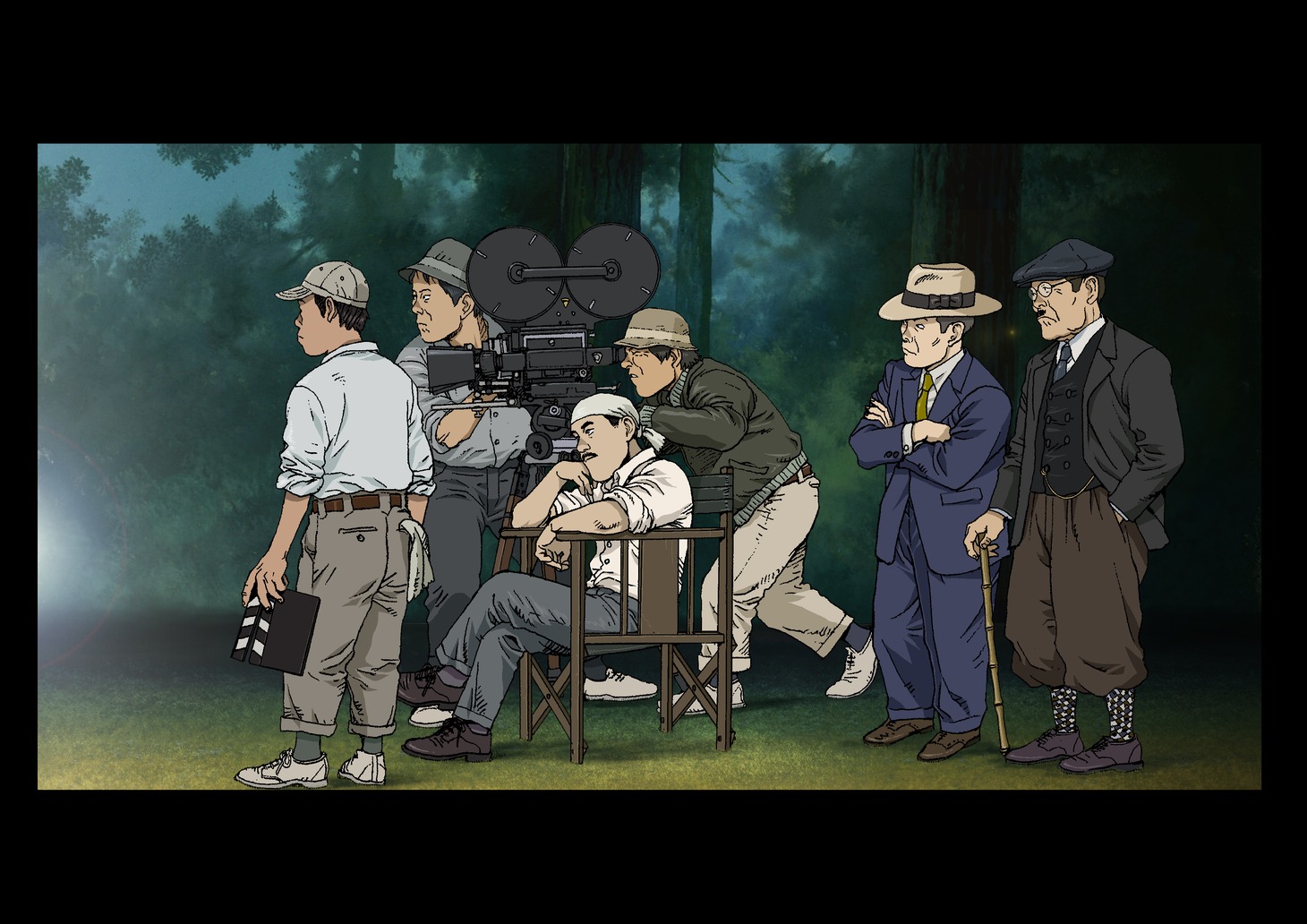 第1回イベント上映作品「山中貞雄に捧げる漫画映画『鼠小僧次郎吉』」より。