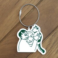 スカート「222だから実家の猫が嫌そうな顔してる写真置いときますね」キーホルダー