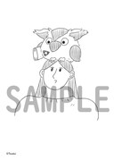 有隣堂でもらえるイラストペーパー。