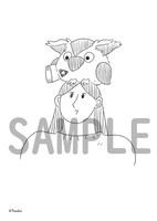 有隣堂でもらえるイラストペーパー。