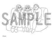 リブロプラスでもらえるイラストペーパー。