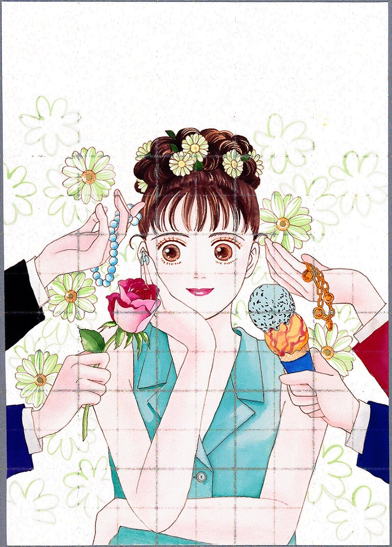 マーガレット1993年18号に掲載された、「花より男子」第34話の扉ページ。 (c)神尾葉子／集英社