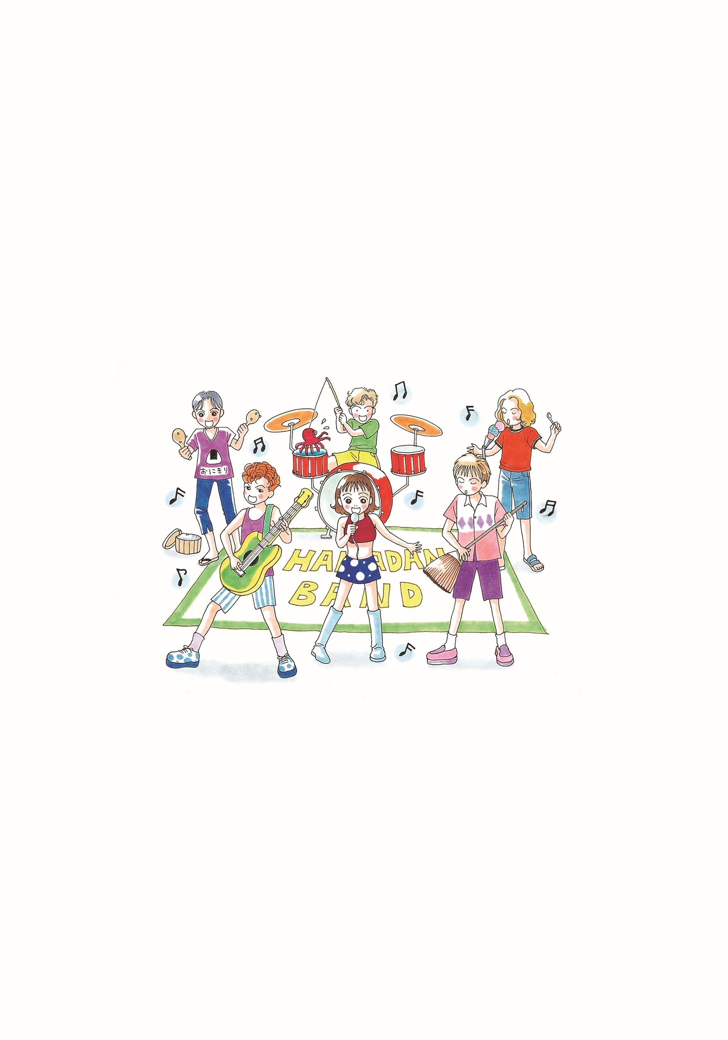 マーガレット1997年15号に掲載された口絵。 (c)神尾葉子／集英社