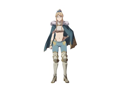 クロエ（CV：白石涼子）。捨て子だったアドニスを拾い、
彼を弟子として育てた“氷結の魔女”。底抜けに明るく、思いやりがあり、
ドロカに「世界で最も素敵な魔女」と称される。(c)2023 yoruhashi/マッグガーデン・「はめつのおうこく」製作委員会