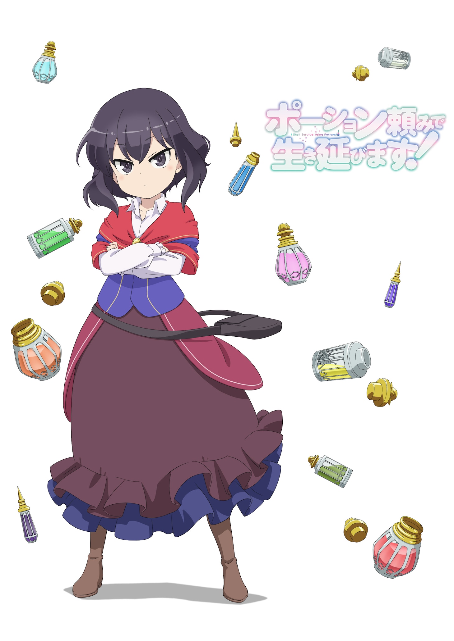 TVアニメ「ポーション頼みで生き延びます！」ティザービジュアル