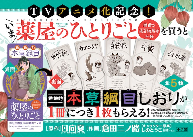 しおり・カバー付き☆薬屋のひとりごと☆全18巻 すい 倉田三ノ路 