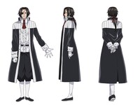 アイザック・ガードナーのキャラクター設定画。