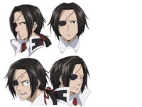 アイザック・ガードナーのキャラクター設定画。