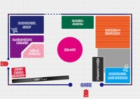 ブースのマップ。