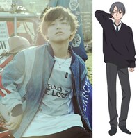 左から生田鷹司、日向行。