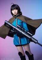 其原有沙扮する雨取千佳。