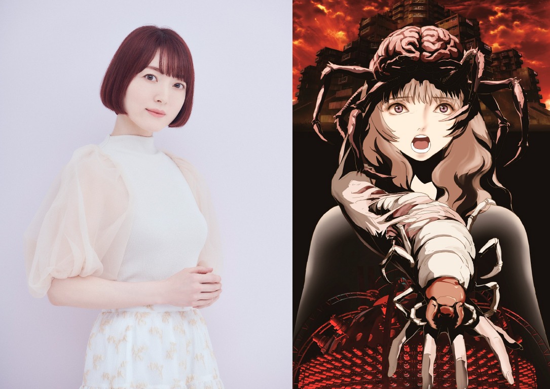 左から花澤香菜、「アラーニェの虫籠＜リファイン版＞」ビジュアル。