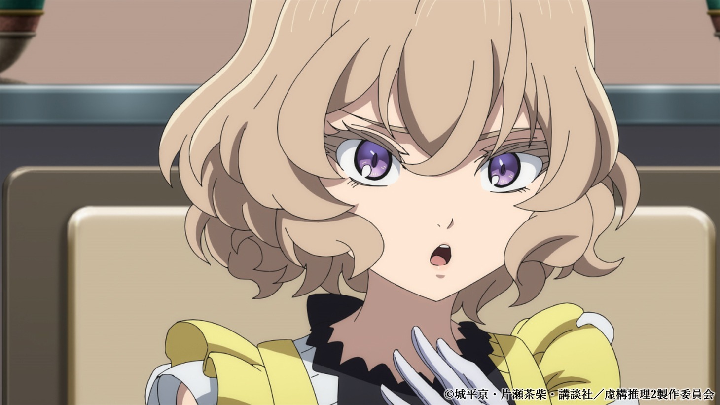 TVアニメ「虚構推理 Season2」第9話より。