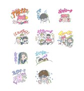 「正反対な君と僕」LINEスタンプ  (c)阿賀沢紅茶/集英社