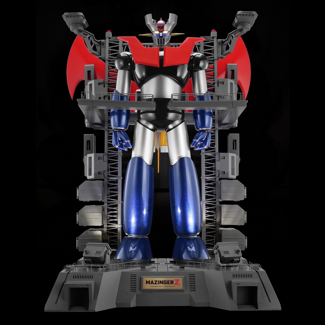 「『鉄の城 マジンガーZ 巨大メタル・ギミックモデルをつくる』全1～100号組み立てキット」の完成イメージ。
