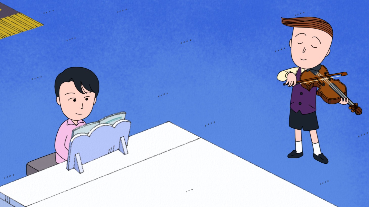 「『花輪くんとミッチーとビー玉』の巻」場面カット