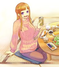 羽鳥まりえによるイラスト。(c)羽鳥まりえ／ぶんか社