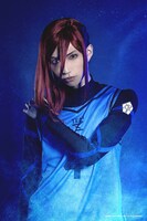 佐伯亮扮する千切豹馬。 (c)金城宗幸・ノ村優介・講談社／舞台「ブルーロック」製作委員会