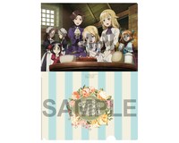 4週目入場特典の「西尾公伯描き下ろしクリアファイル」。