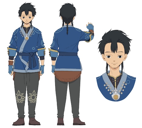 タイムのキャラクター設定画。