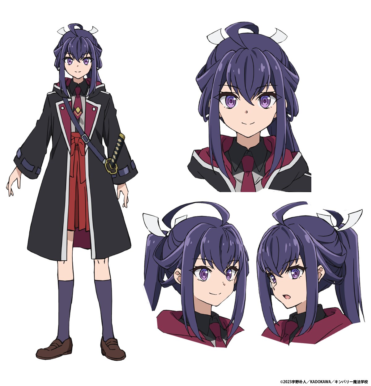 七つの魔剣が支配する ナナオ B1&等身大タペストリー 2点セット ナナオ=ヒビヤ（CV：貫井柚佳）。日の国（やまつくに）から来た
